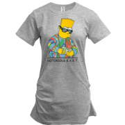 Подовжена футболка з модним Бартом Сімпсоном (Notorious Bart)