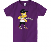 Детская футболка с модным Бартом Симпсоном