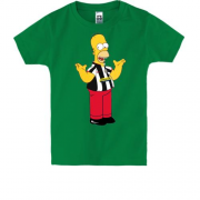 Дитяча футболка з Гомером Сімпсоном в формі Ювентус
