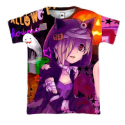 3D футболка Anime halloween girls