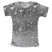 Жіноча 3D футболка Дощ