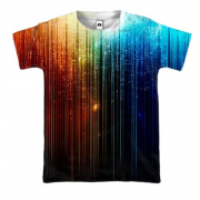 3D футболка Світловий спектр