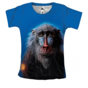 Женская 3D футболка с обезьяной-шаманом (Король лев)