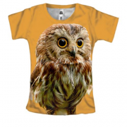 Жіноча 3D футболка з совою