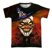 3D футболка Halloween clown art