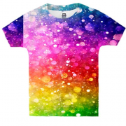 Детская 3D футболка Rainbow pattern.