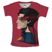 Жіноча 3D футболка SUPERMAN