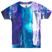 Детская 3D футболка Multicolor abstraction 8