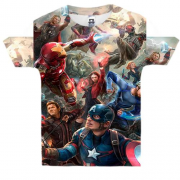 Дитяча 3D футболка Avengers