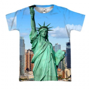 3D футболка The Statue of Liberty