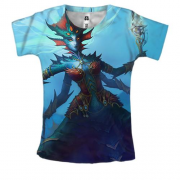 Женская 3D футболка Underwater queen