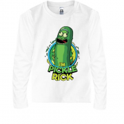 Детская футболка с длинным рукавом Pickle Rick (2)