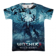 3D футболка Witcher 3 - Wild Hunt (постер)