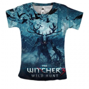 Жіноча 3D футболка Witcher 3 - Wild Hunt (постер)