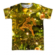 3D футболка Christmas tree