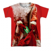 3D футболка Santa Claus with a bag
