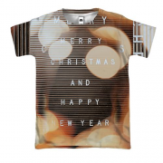 3D футболка New Year