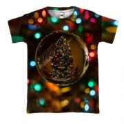 3D футболка Ball with Christmas tree 2