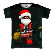 3D футболка Deadpool Santa Claus