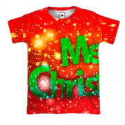 3D футболка Merry Christmas 4