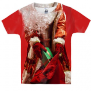 Детская 3D футболка Santa Claus with a bag