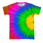 3D футболка Rainbow stains