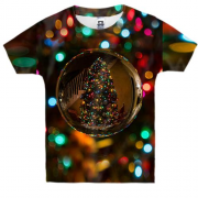 Детская 3D футболка Ball with Christmas tree 2