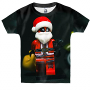 Дитяча 3D футболка Deadpool Santa Claus