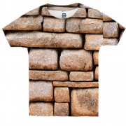 Детская 3D футболка Stone wall