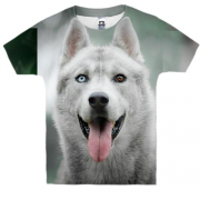 Детская 3D футболка Пес-волк