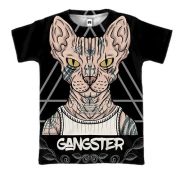3D футболка Gangster Cat