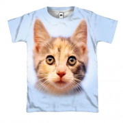 3D футболка с котенком на фоне неба