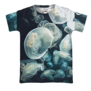 3D футболка медузи