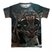 3D футболка Дикий кот