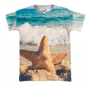 3D футболка Морская звезда.