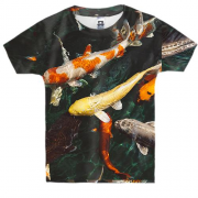 Детская 3D футболка Яркие рыбки