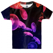 Дитяча 3D футболка медузи 4