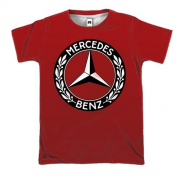 3D футболка со старым логотипом Mercedes Benz