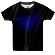 Детская 3D футболка Introvert Zone