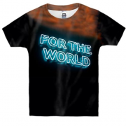 Дитяча 3D футболка For the world