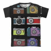 3D футболка с фотоаппаратами