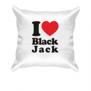Подушка I love Black Jack