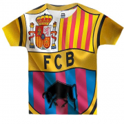 Дитяча 3D футболка FC - Barcelona