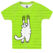 Детская 3D футболка Simon's cat