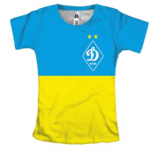 Женская 3D футболка Динамо-Киев