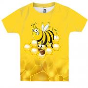 Детская 3D футболка с пчелой