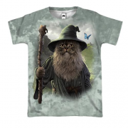 3D футболка Кіт-Гендальф (Catdalf)