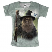 Жіноча 3D футболка Кіт-Гендальф (Catdalf)