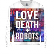 Дитячий 3D лонгслів Love death + robots.