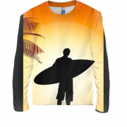 Детский 3D лонгслив Surfer with Board 2